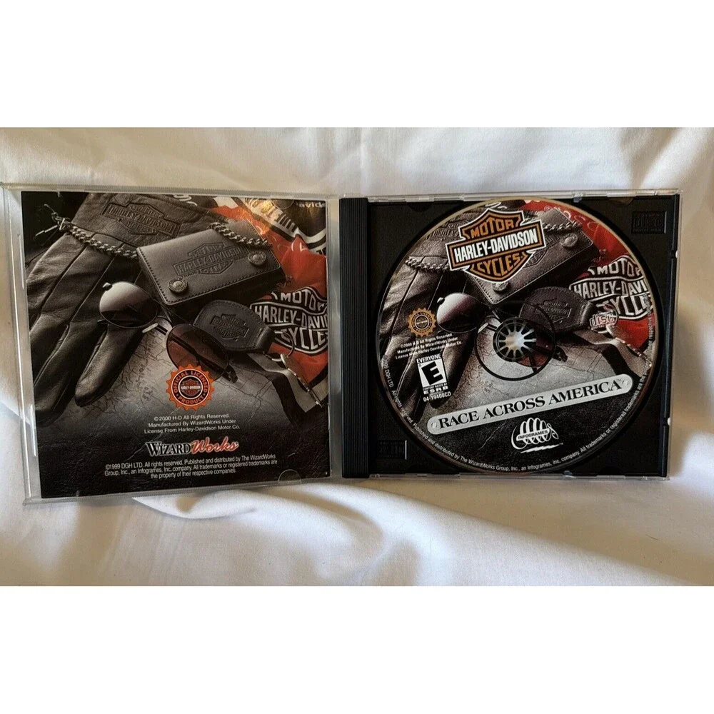 Harley Davidson: Race Across America for Windows PC CD-ROM Game (1999)